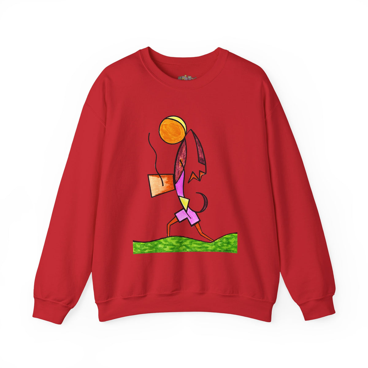 Premium Pullover Sweatshirt Wearable Art | Walk Proud