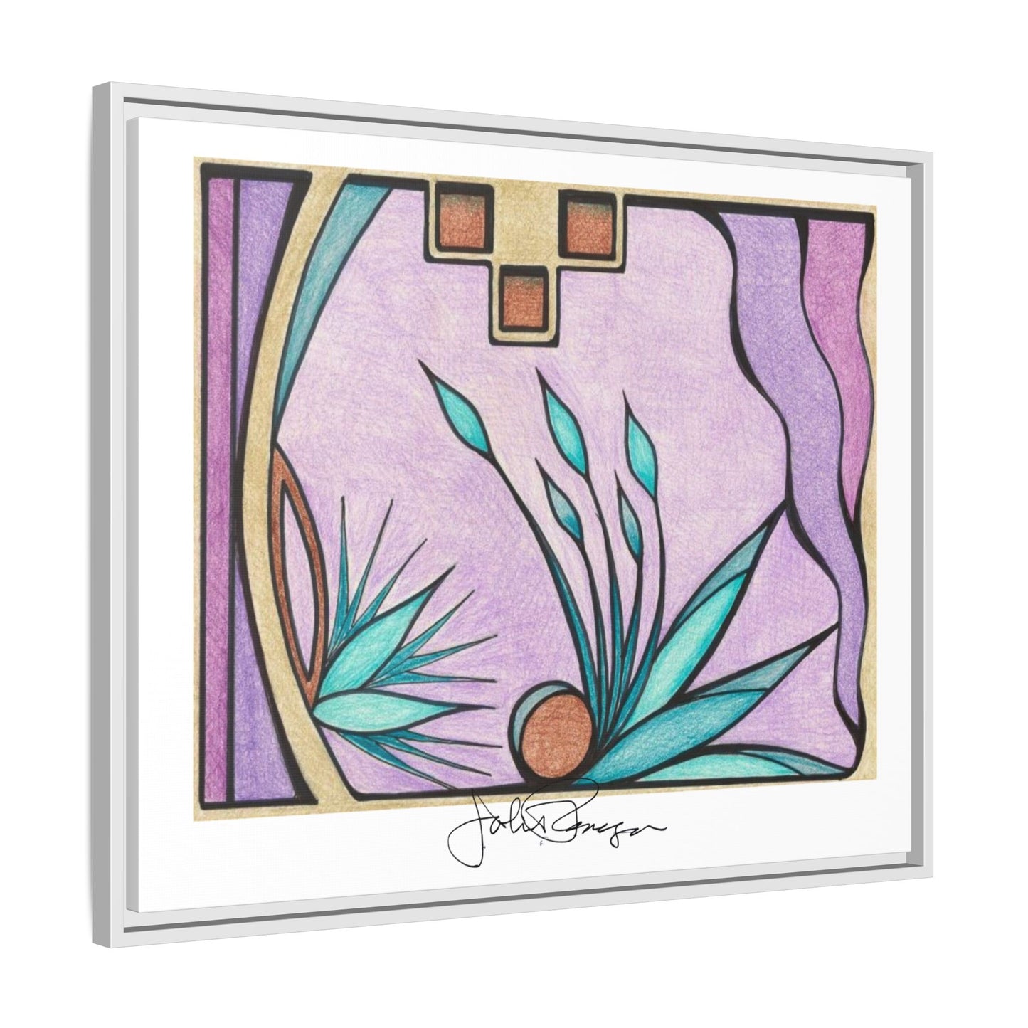 Deep Purple Visions - Archival Gallery Matte Canvas