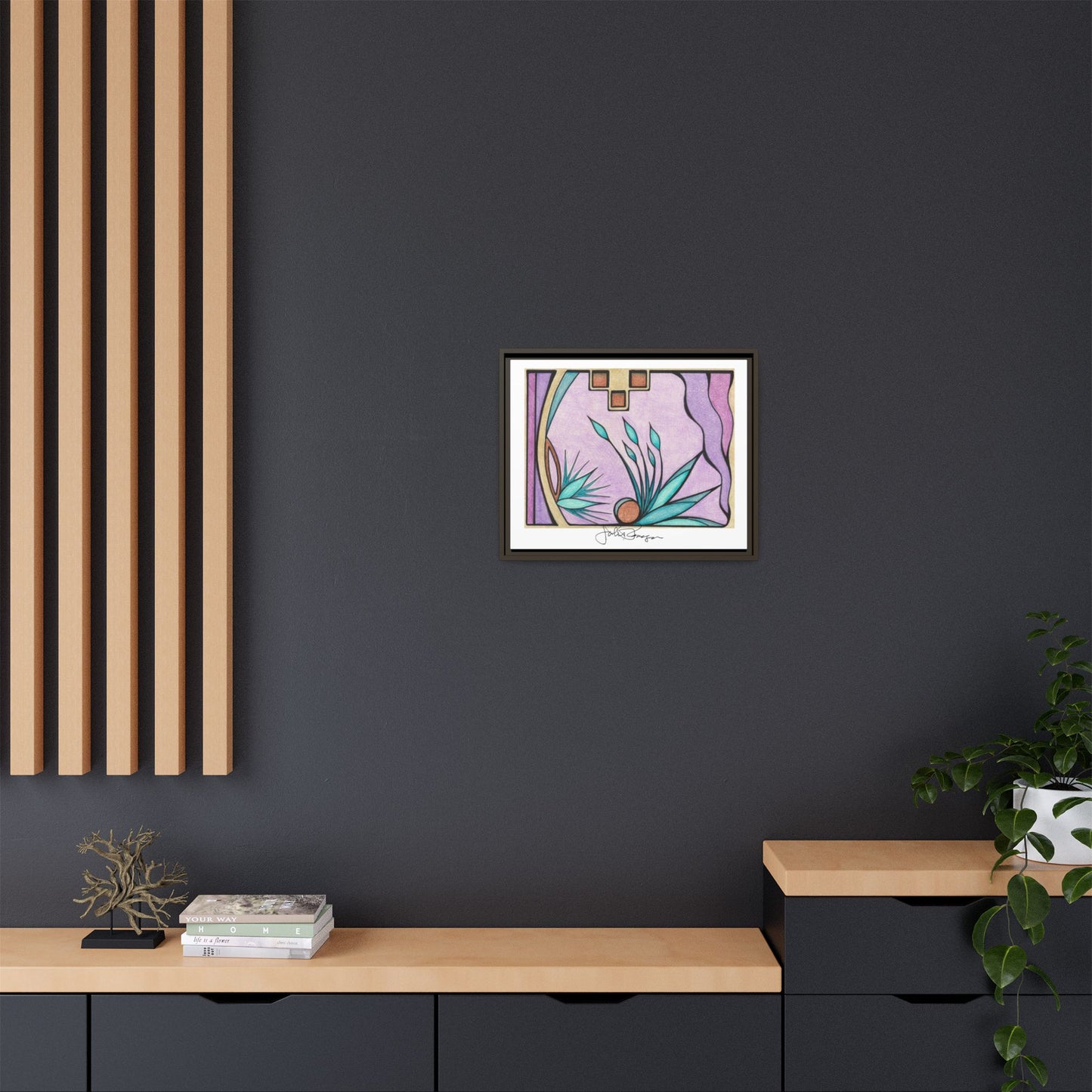 Deep Purple Visions - Archival Gallery Matte Canvas