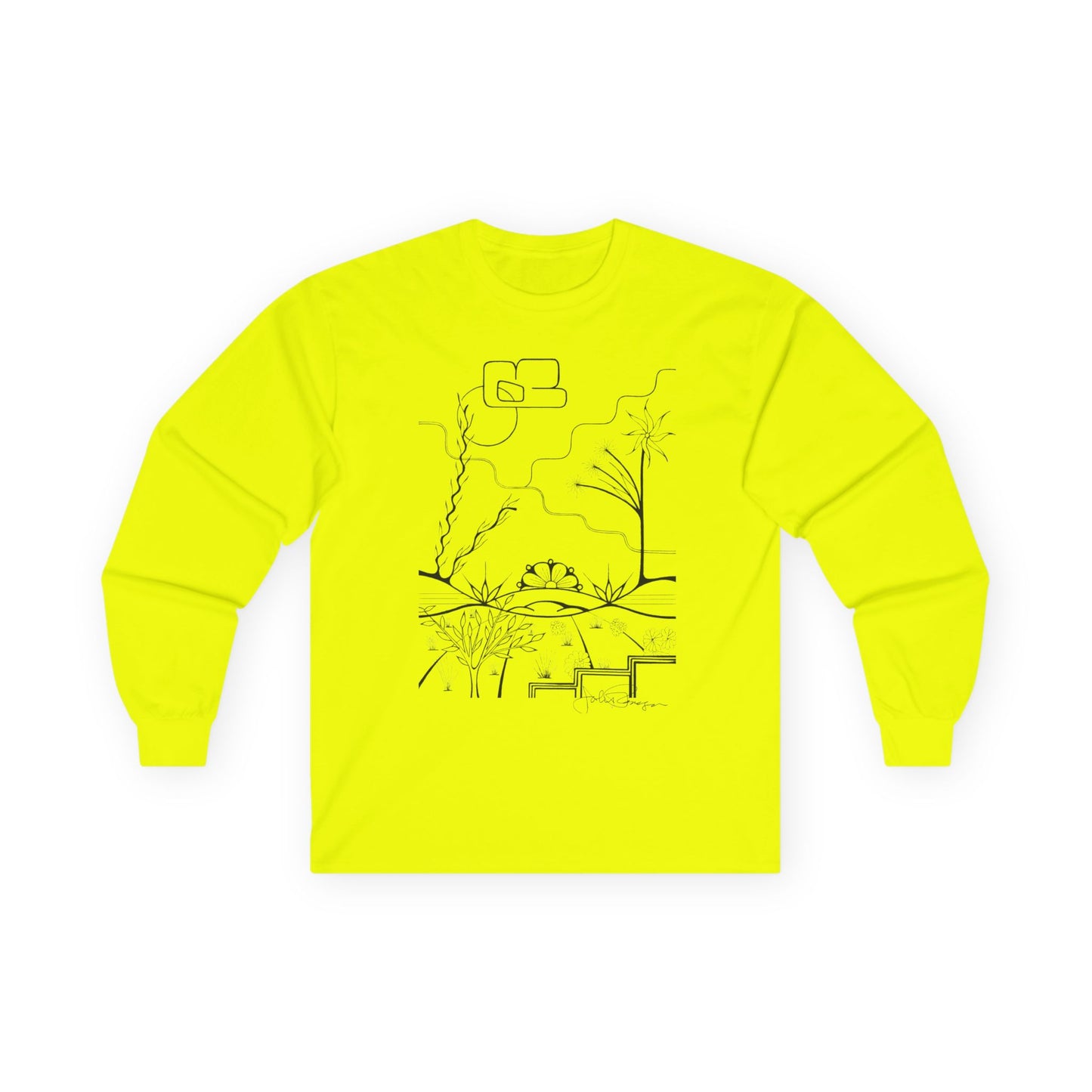 Premium Long Sleeve T-Shirt Wearable Art | The World is Round