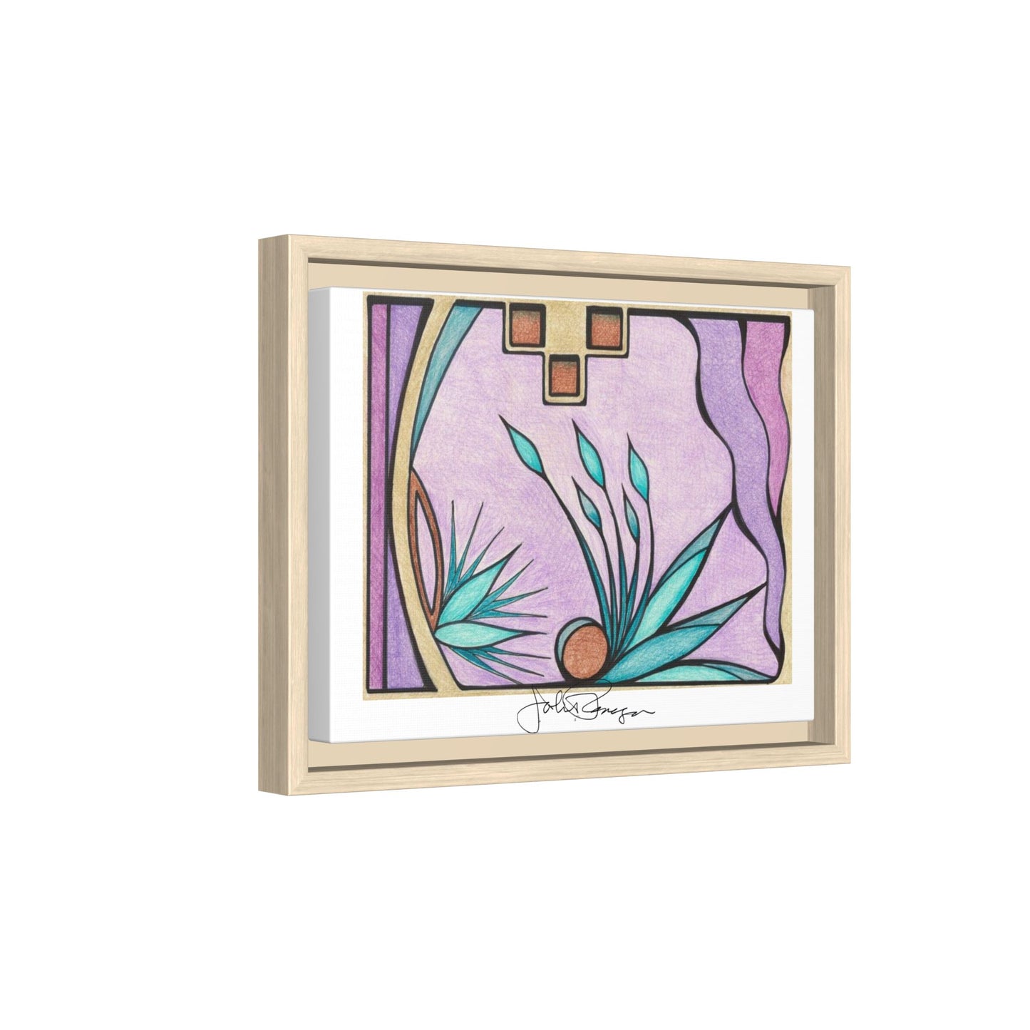Deep Purple Visions - Archival Gallery Matte Canvas