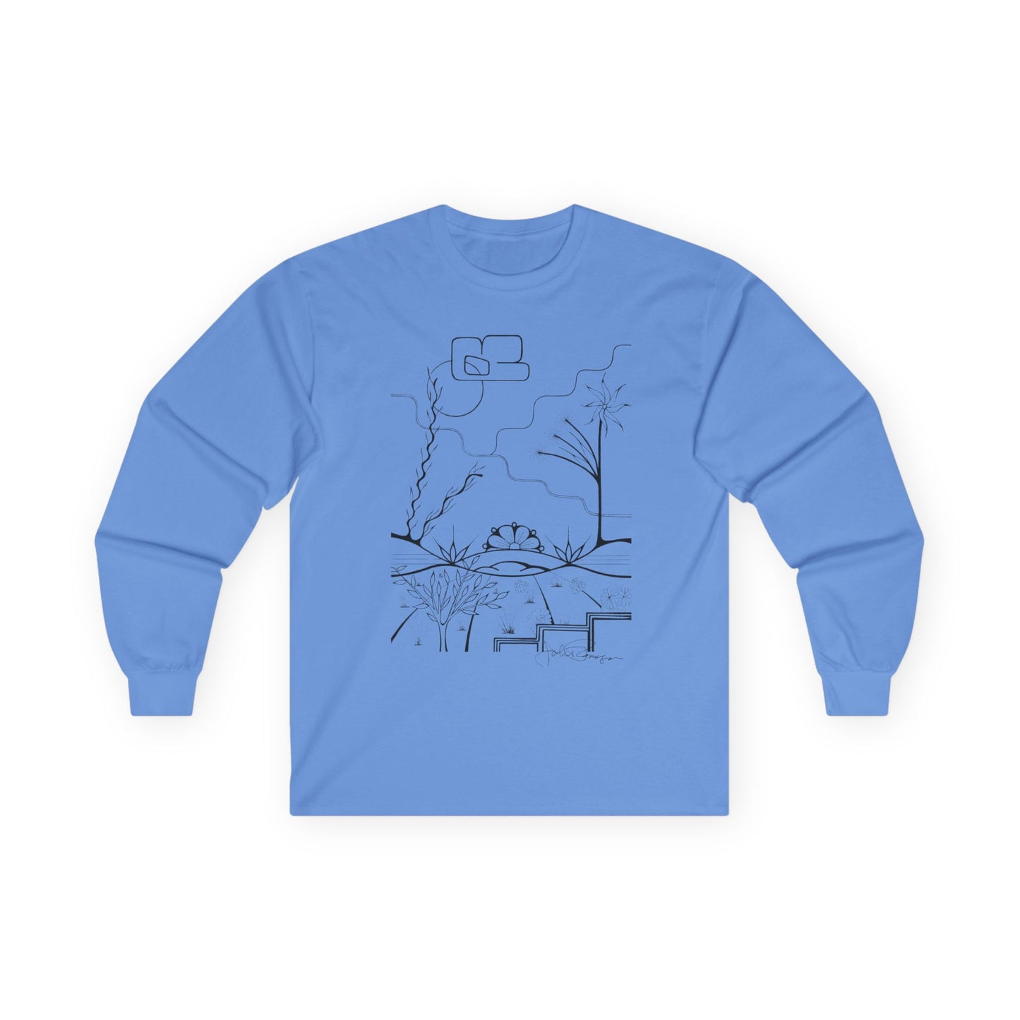 Premium Long Sleeve T-Shirt Wearable Art | The World is Round