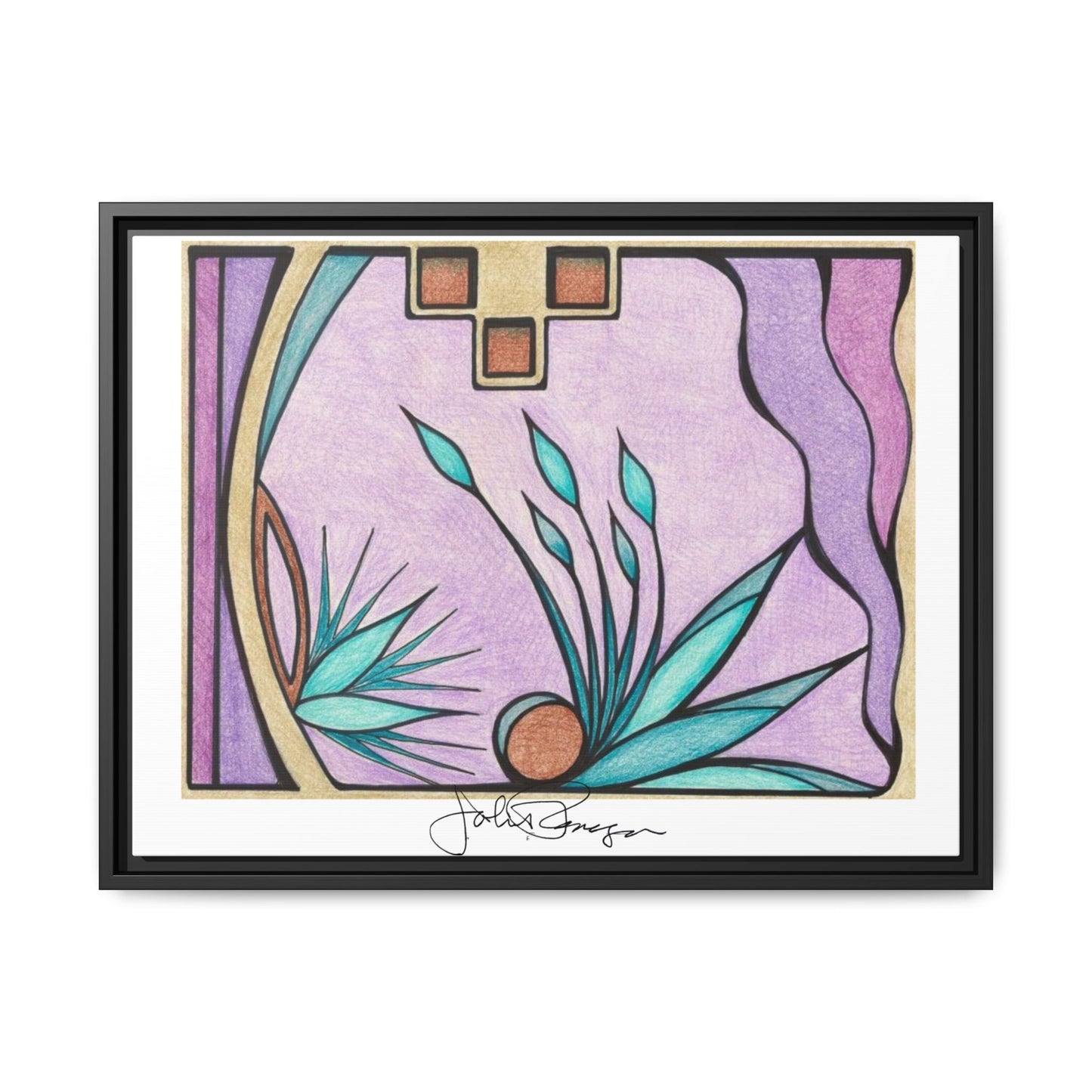 Deep Purple Visions - Archival Gallery Matte Canvas