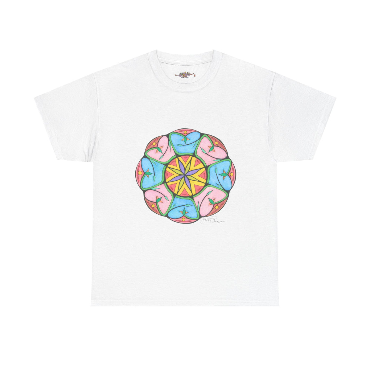 Premium Short Sleeve T-Shirt Wearable Art | Heaven's Gate Mandala