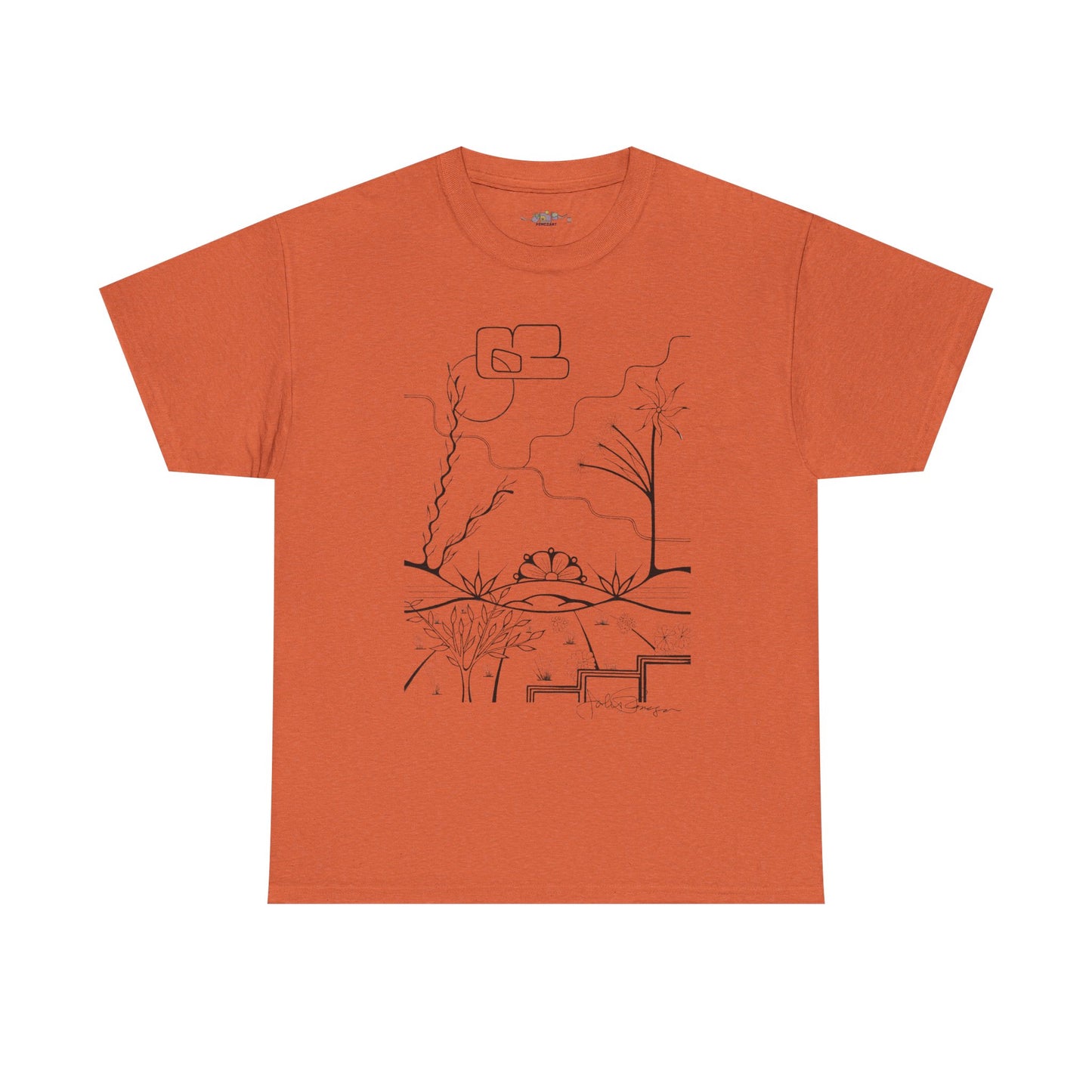 Premium Short Sleeve T-Shirt Wearable Art | The World is Round