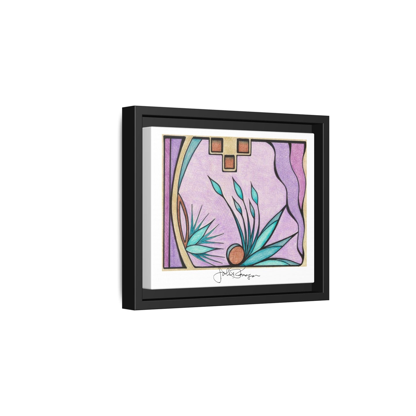 Deep Purple Visions - Archival Gallery Matte Canvas