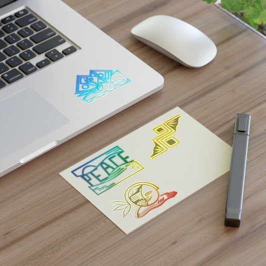 Premium Hand-Drawn Vinyl Sticker Sheet | Desert Peace & Harmony