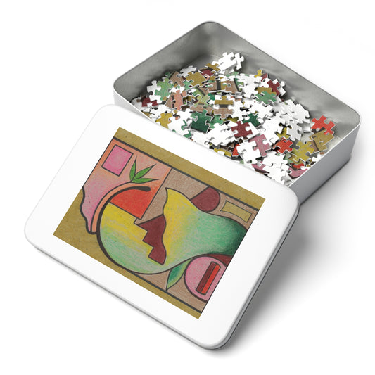 Premium Art Jigsaw Puzzle with Tin | Pear Salad