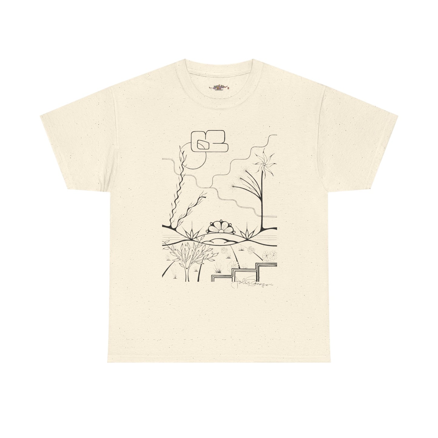 Premium Short Sleeve T-Shirt Wearable Art | The World is Round