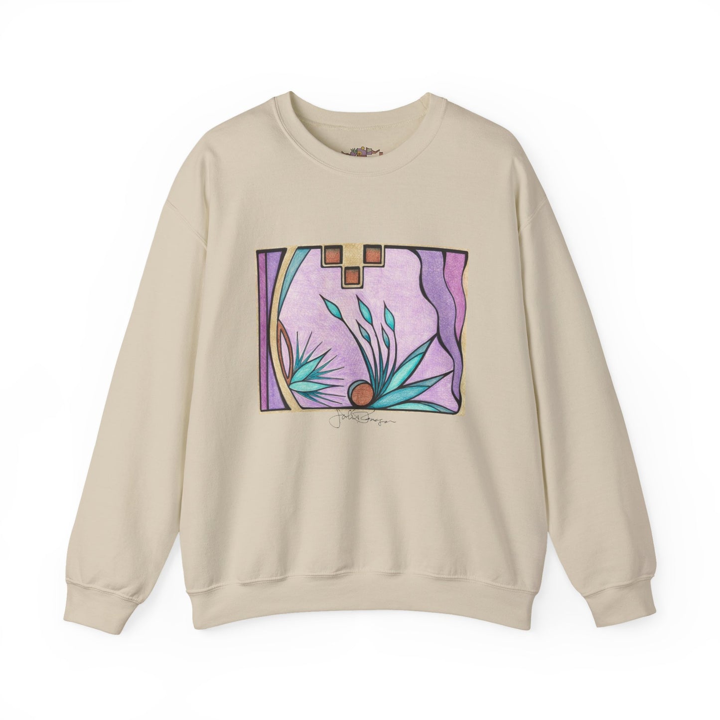 Deep Purple Visions - Pullover Sweatshirt Premium Wearable Art