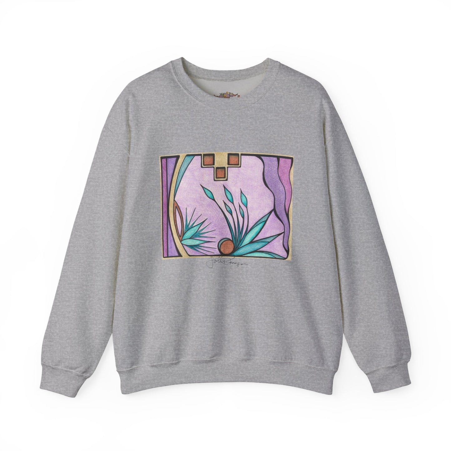 Deep Purple Visions - Pullover Sweatshirt Premium Wearable Art