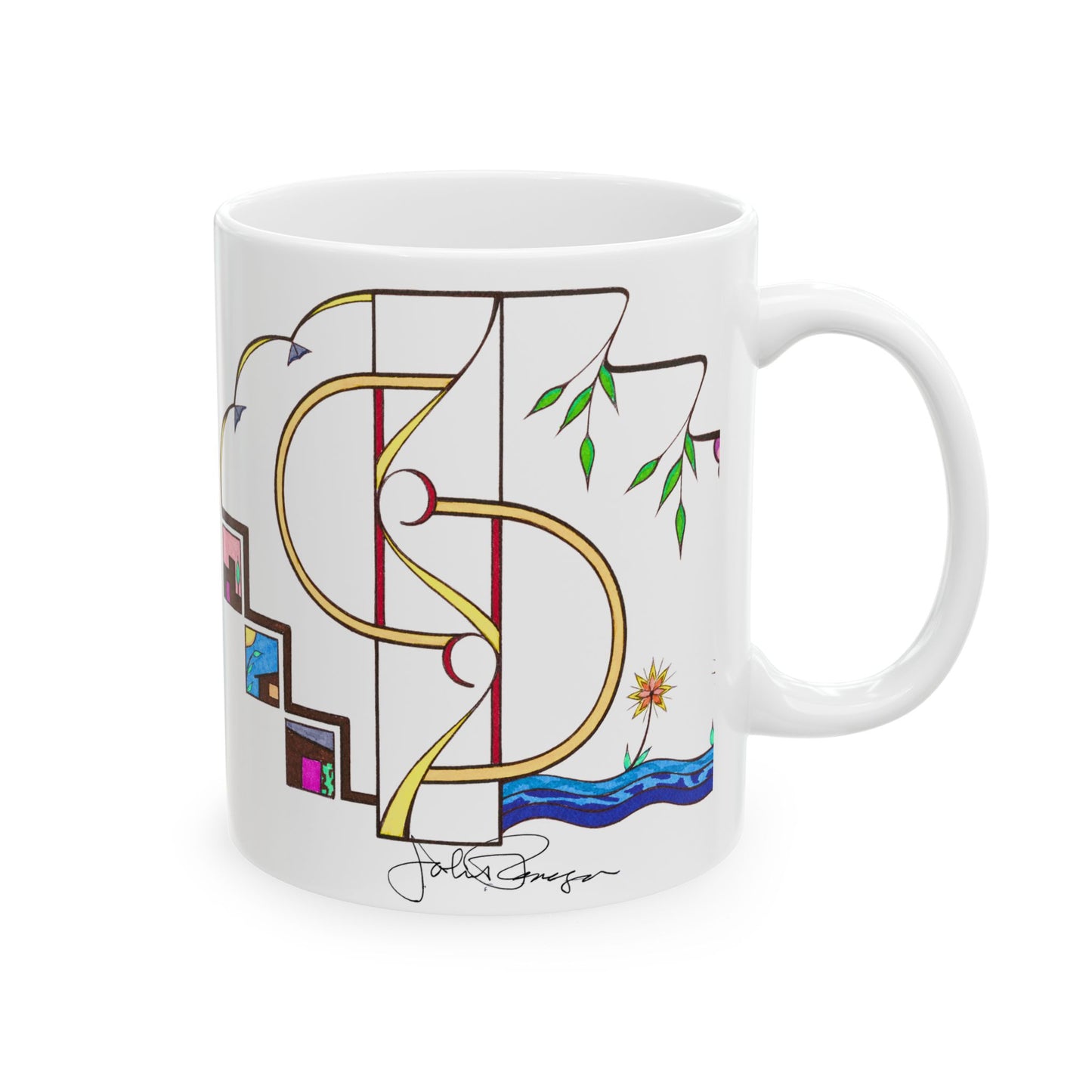 Finding Home —Wrap-Around Ceramic Art Mug (11oz, 15oz)