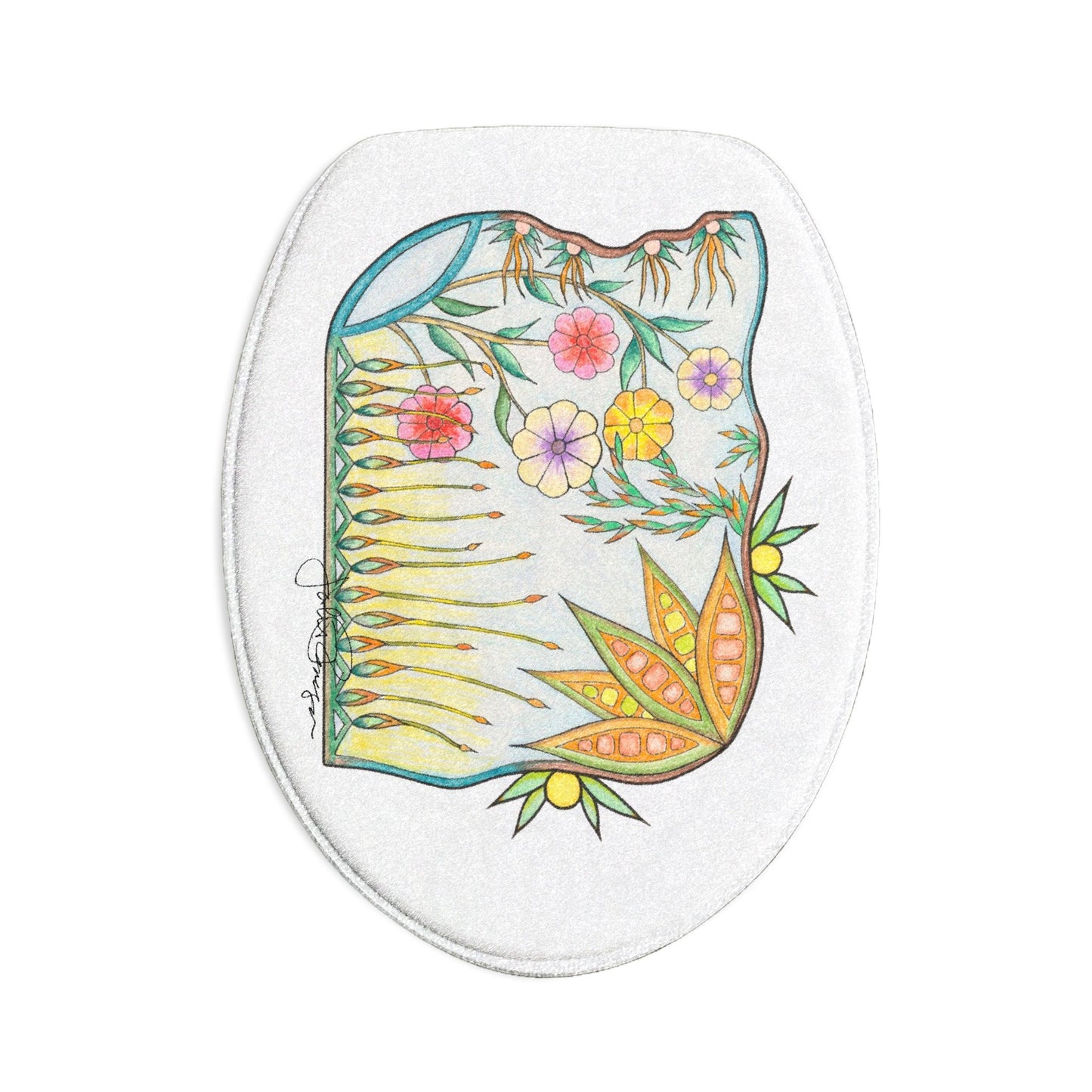 Feel the Breeze - 3-Piece Art Bathroom Set
