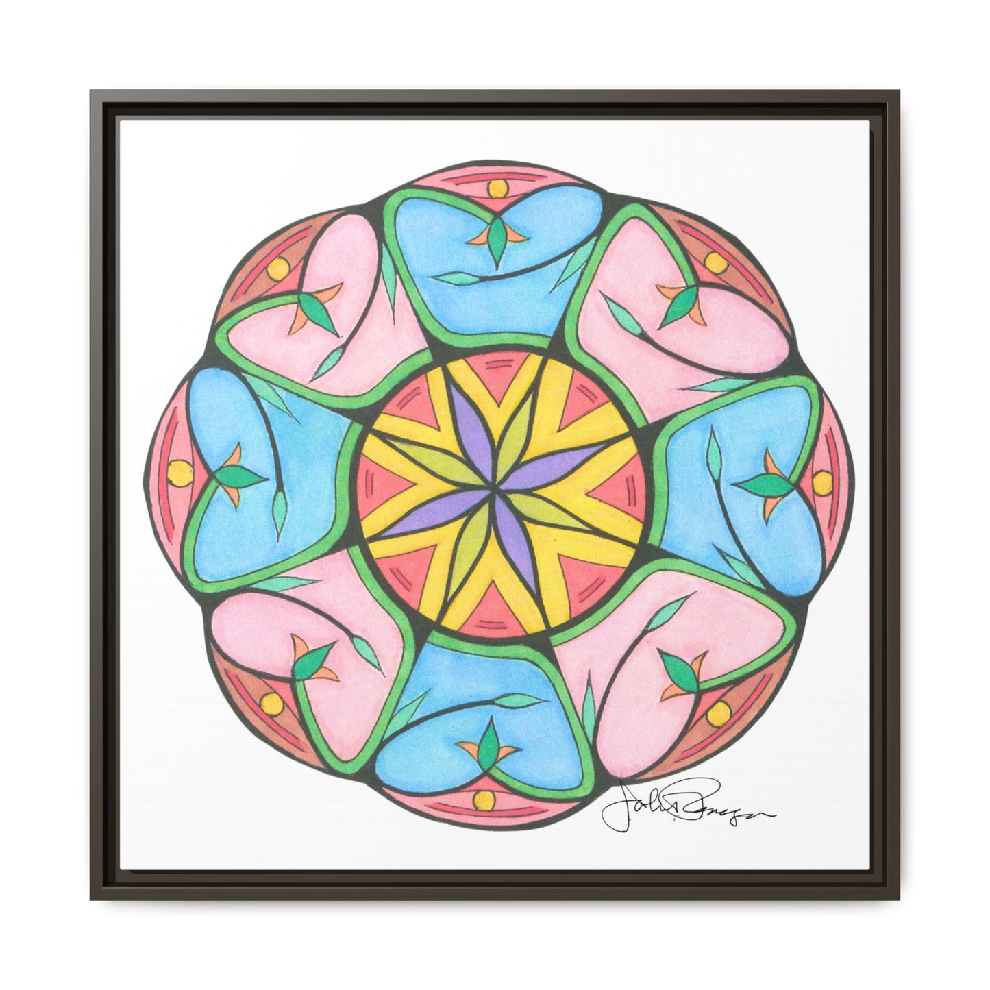 Heaven's Gate Mandala - Archival Gallery Matte Canvas