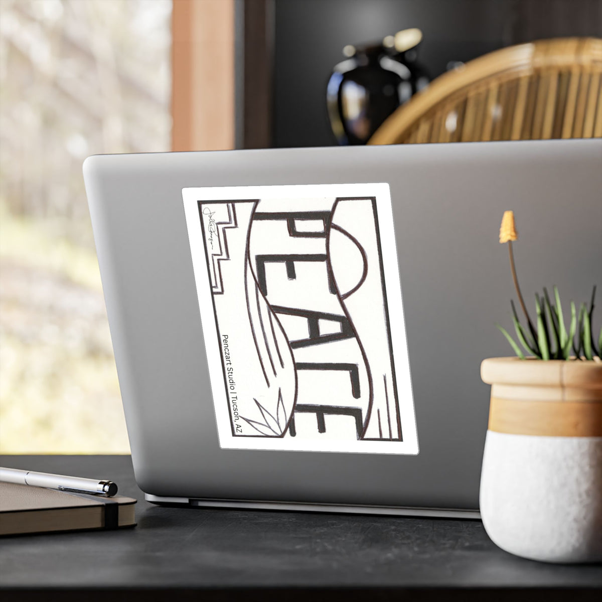 Premium Waterproof Vinyle Sticker | Peace