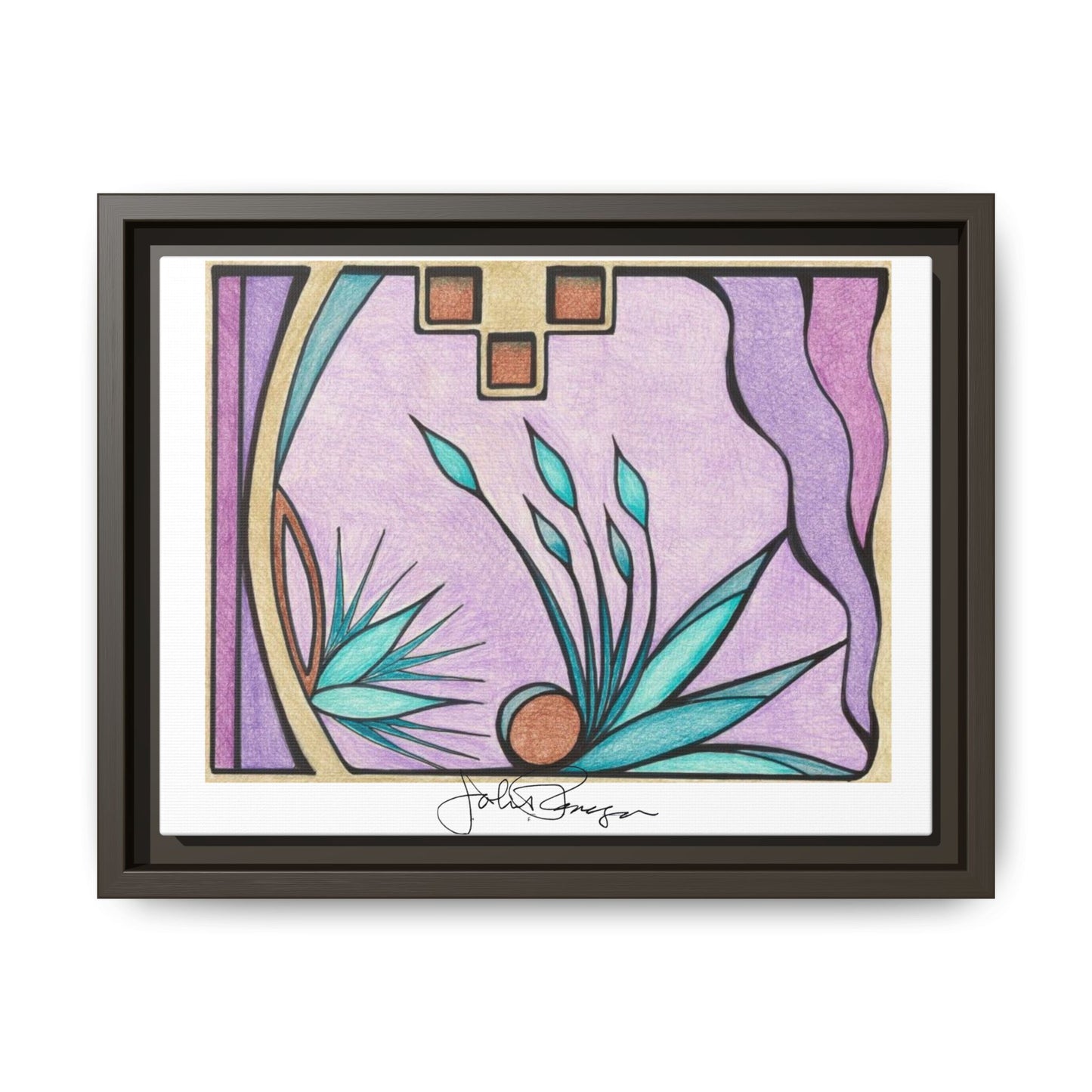 Deep Purple Visions - Archival Gallery Matte Canvas