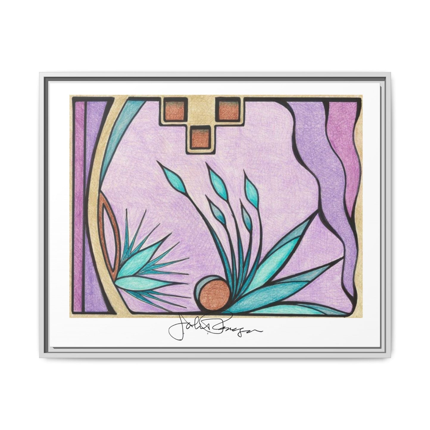 Deep Purple Visions - Archival Gallery Matte Canvas