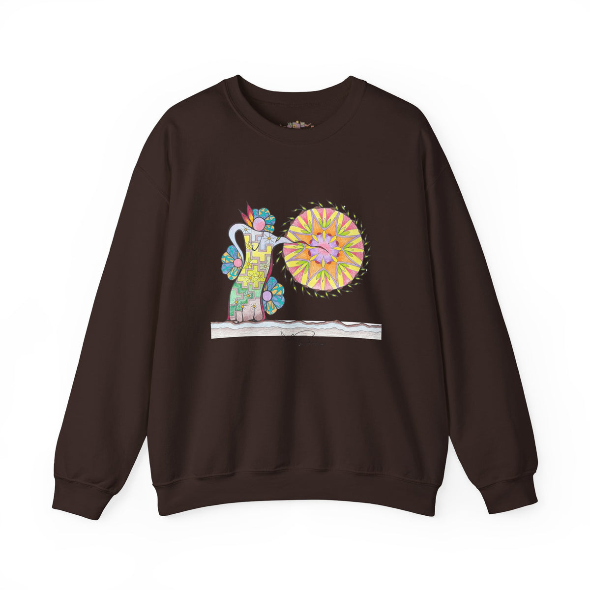 Premium Pullover Sweatshirt Wearable Art | Pow Wow Drum