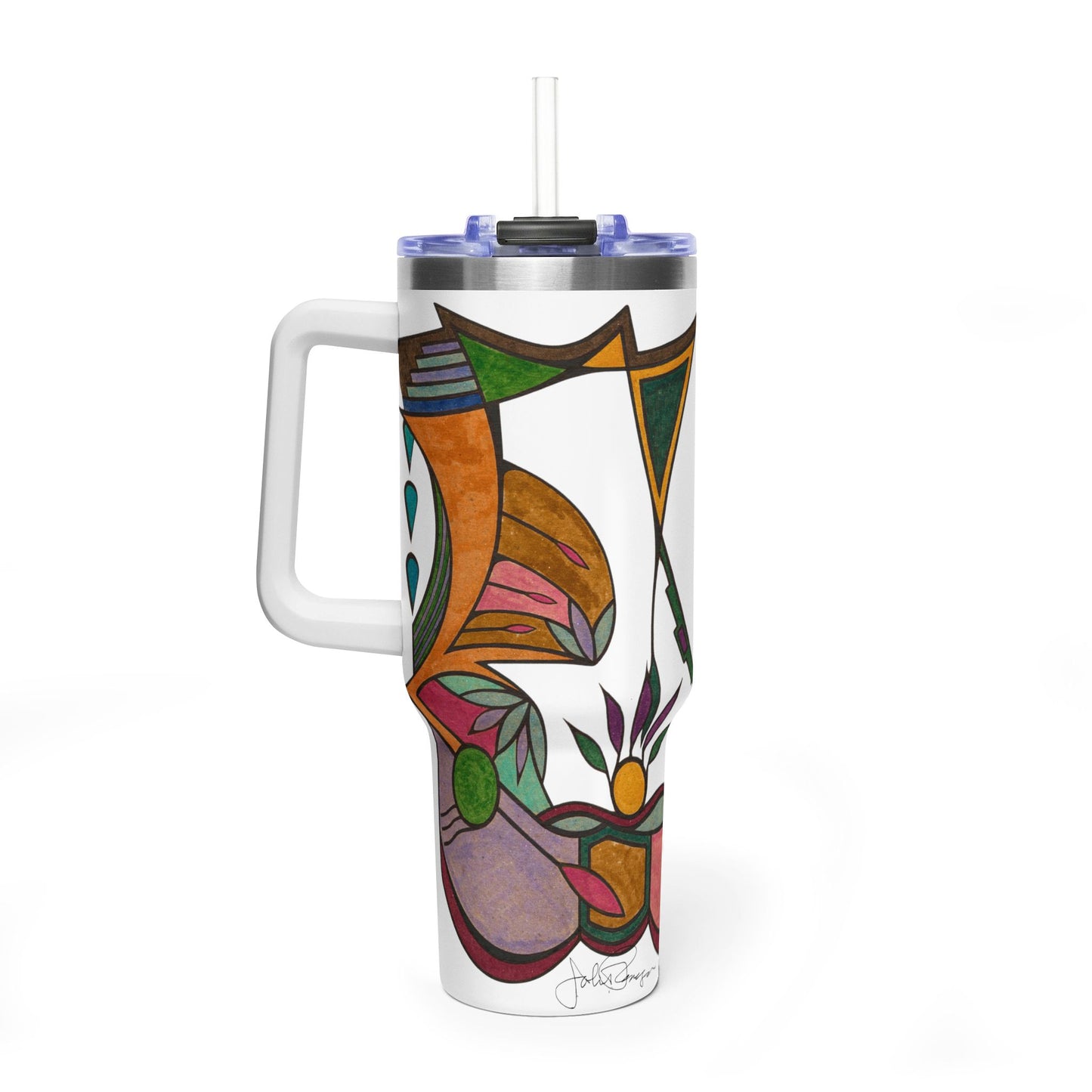 Life Cycle - Wrap-Around Art Tumbler (40 oz)