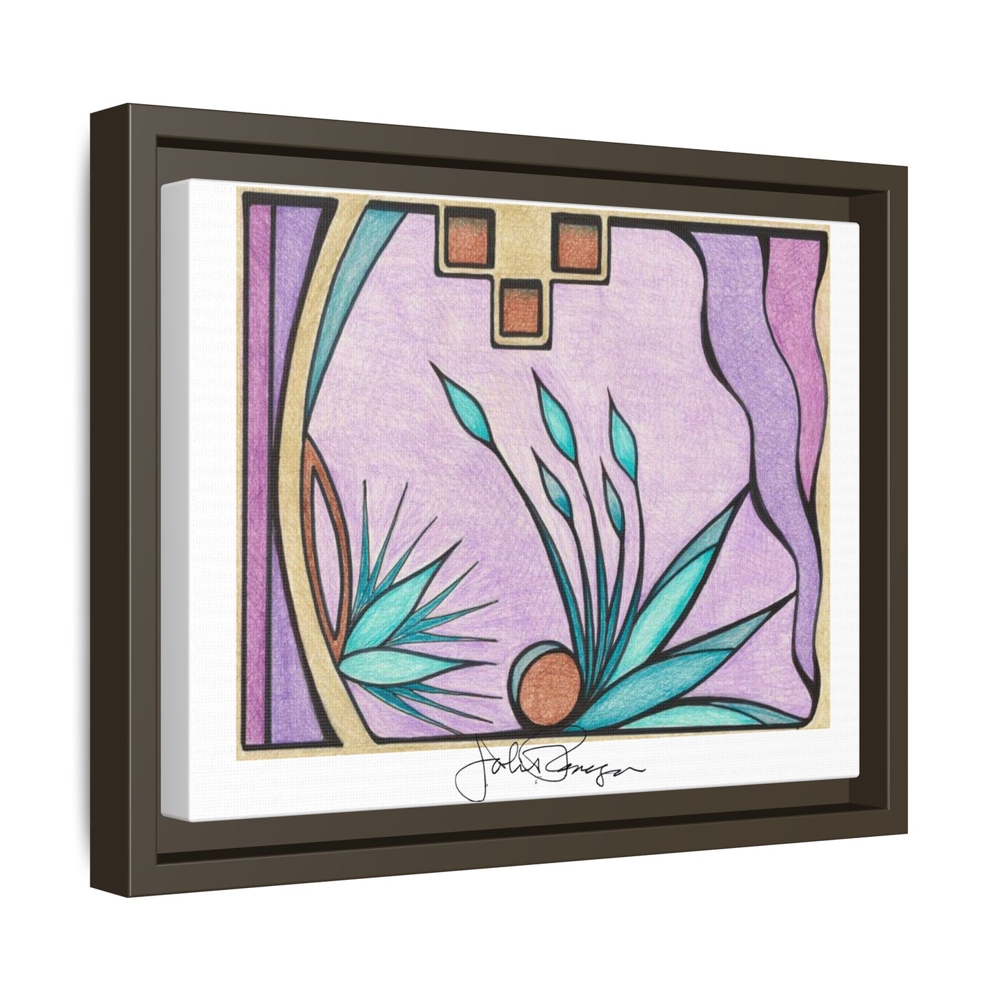 Deep Purple Visions - Archival Gallery Matte Canvas