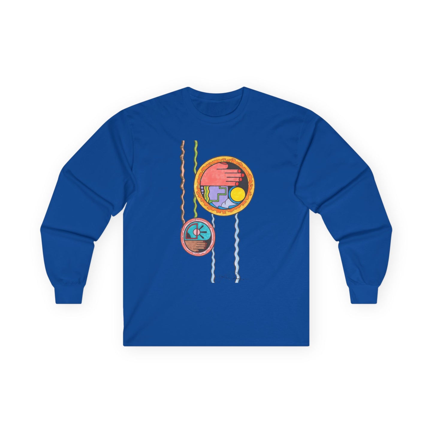 Wave While Passing - Long Sleeve Premium Wearable Art