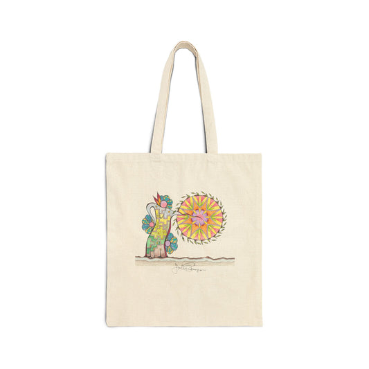PowWow Drum - Utility Canvas Premium Art Tote
