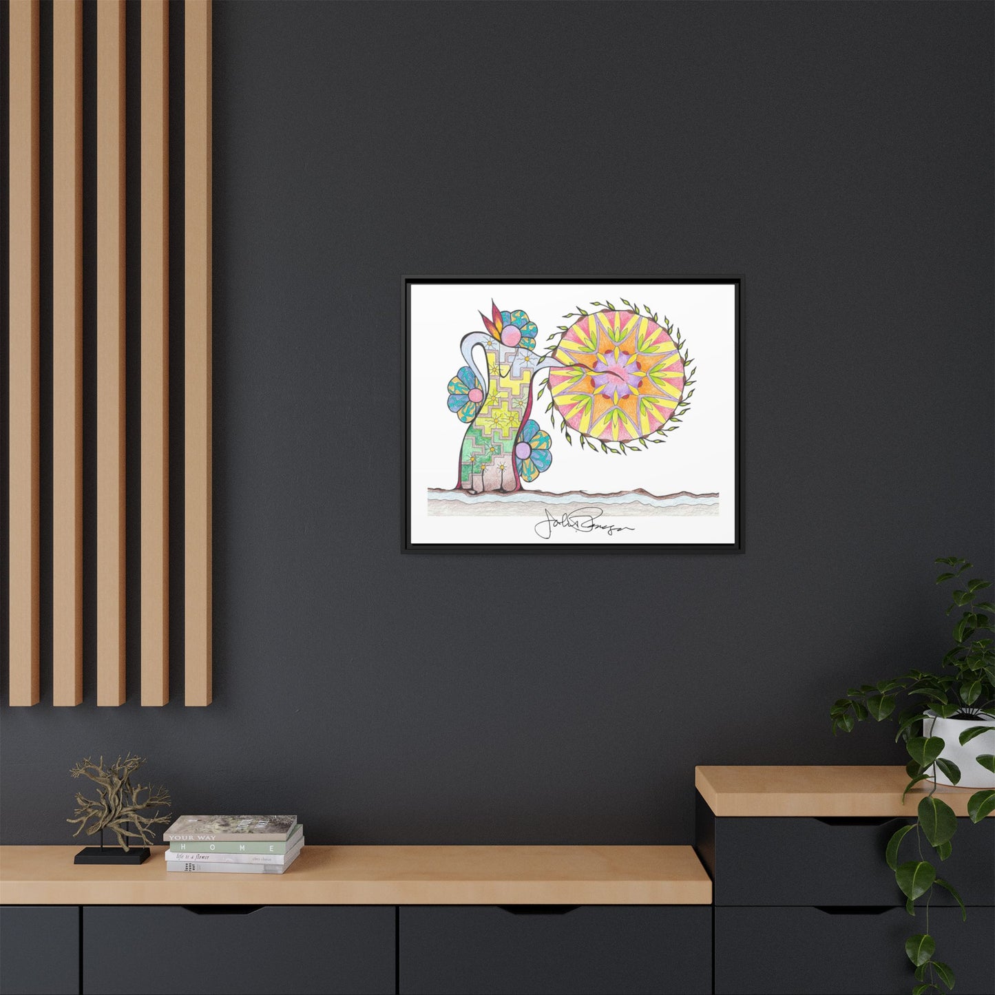 PowWow Drum - Archival Gallery Matte Canvas