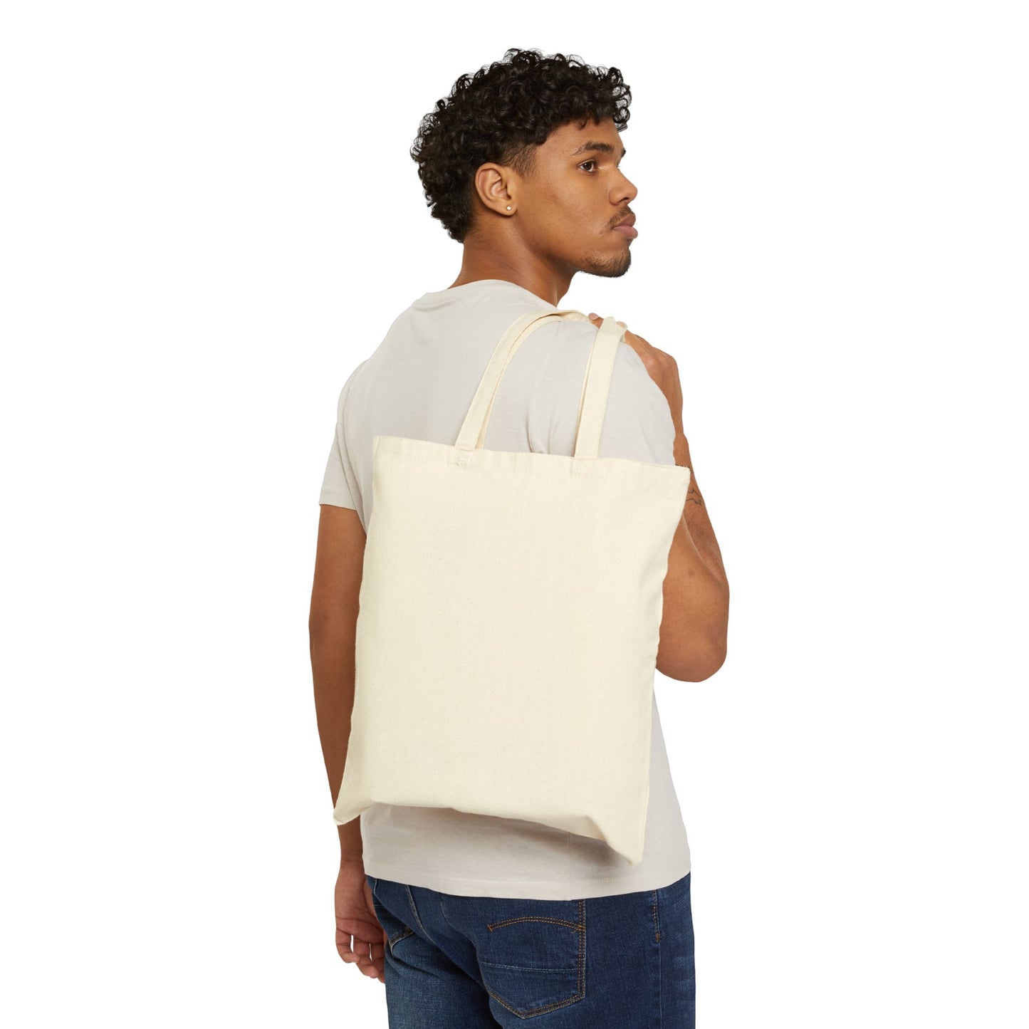 From the Heart - Utility Canvas Art Tote