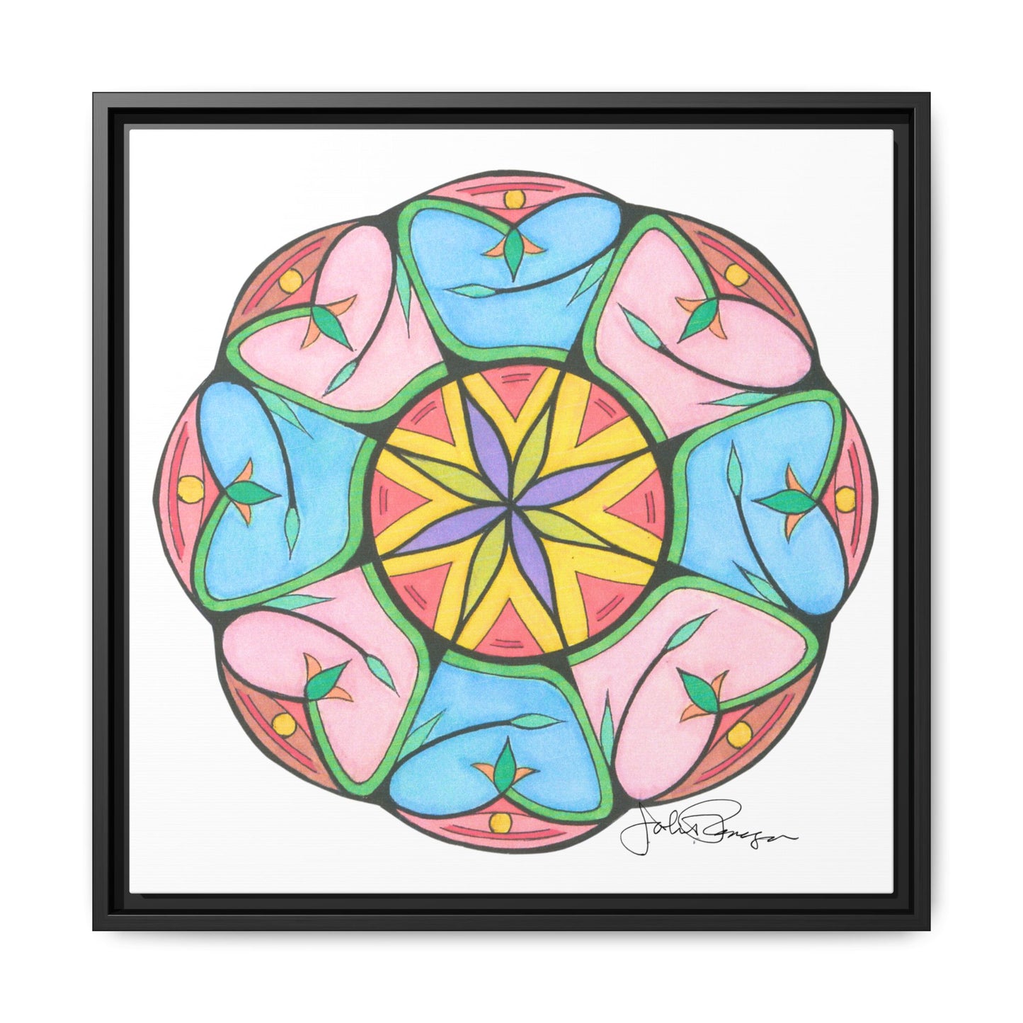 Heaven's Gate Mandala - Archival Gallery Matte Canvas