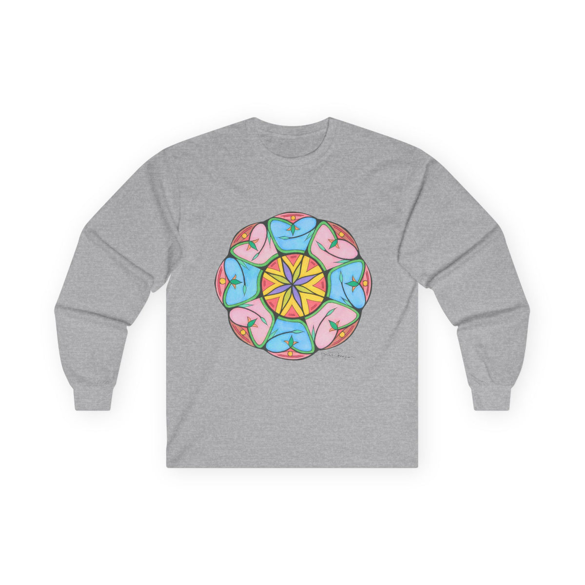 Premium Long Sleeve T-Shirt Wearable Art | Heaven's Gate Mandala