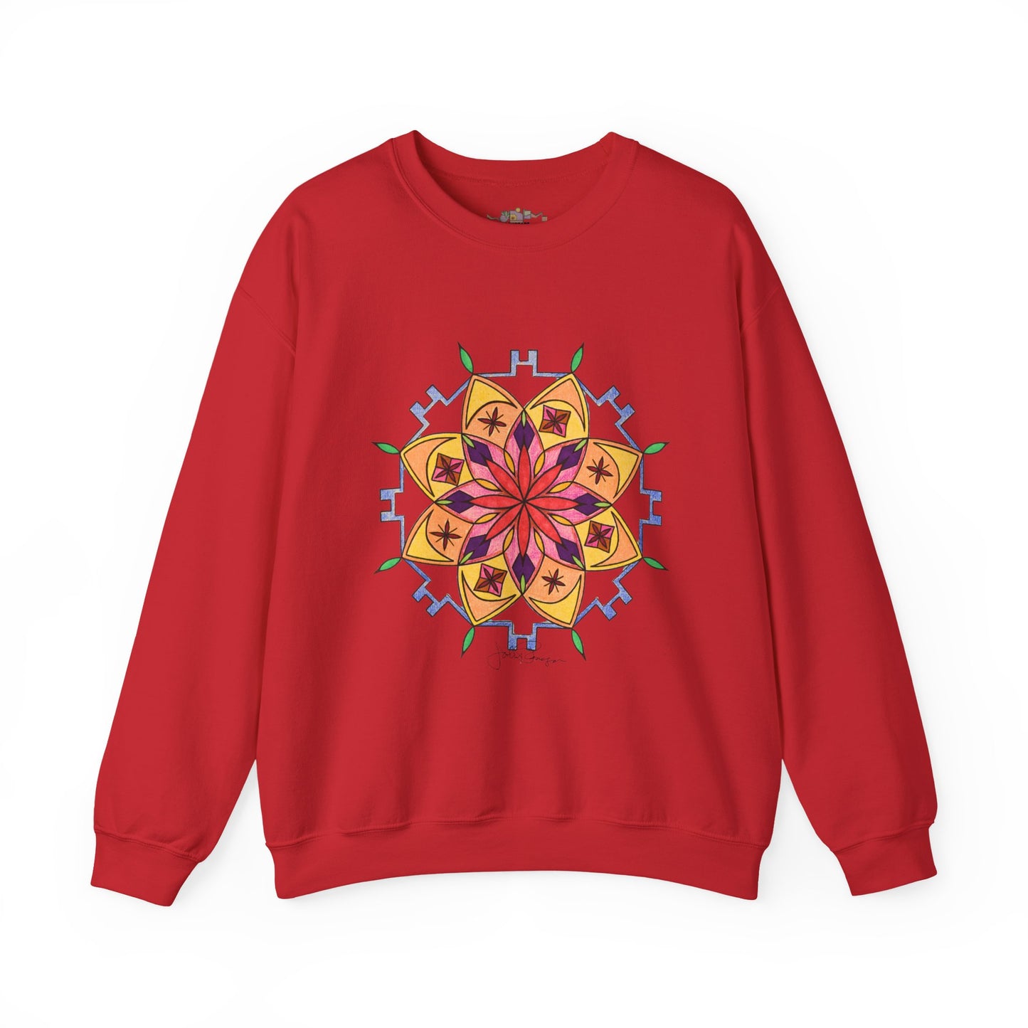 Snow Mandala - Pullover Sweatshirt Premium Wearable Art