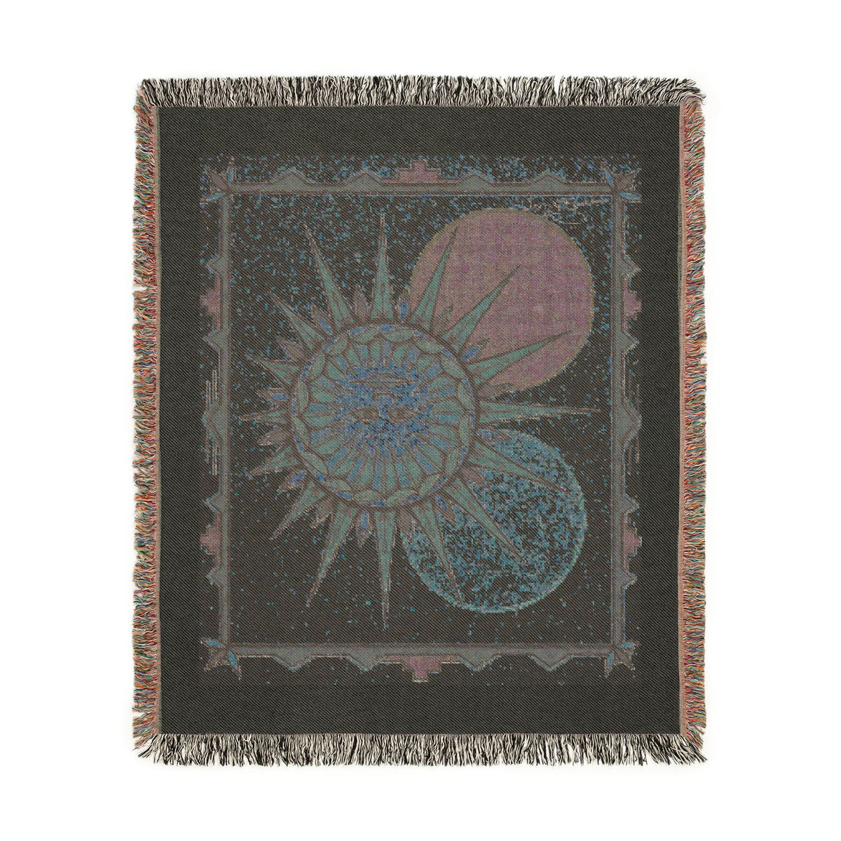 Premium Tapestry Woven Blanket | Sun Face