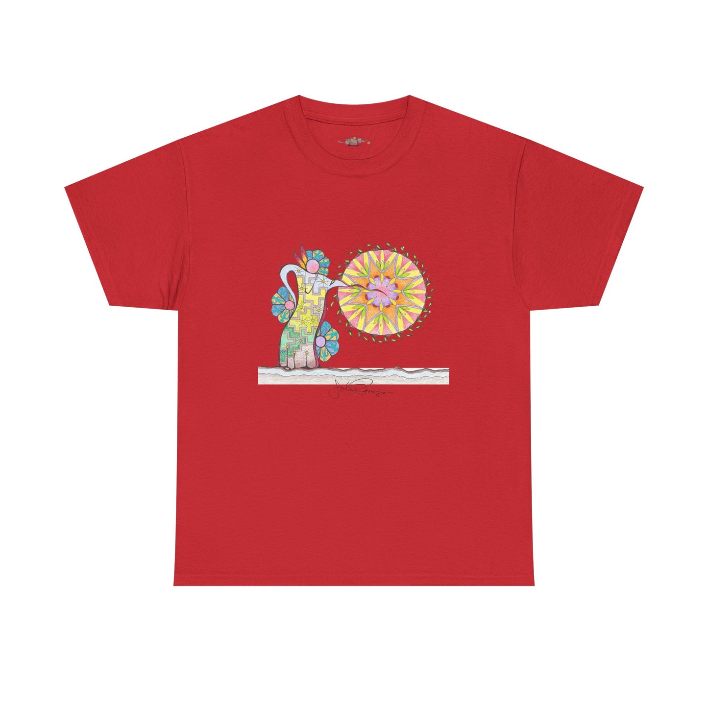 PowWow Drum - Short Sleeve Premium Wearable Art