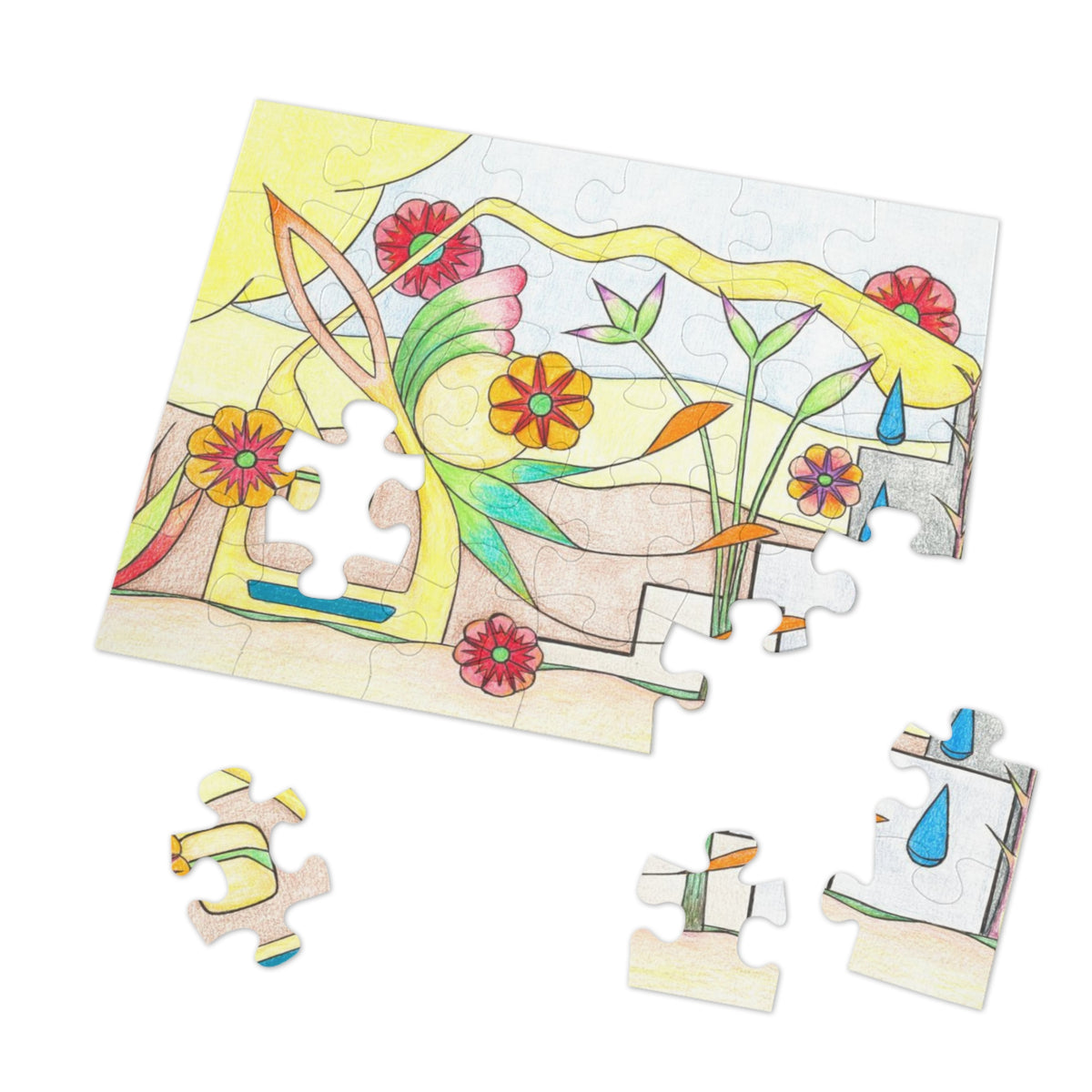Premium Art Jigsaw Puzzle with Tin | Dancing in the Wind