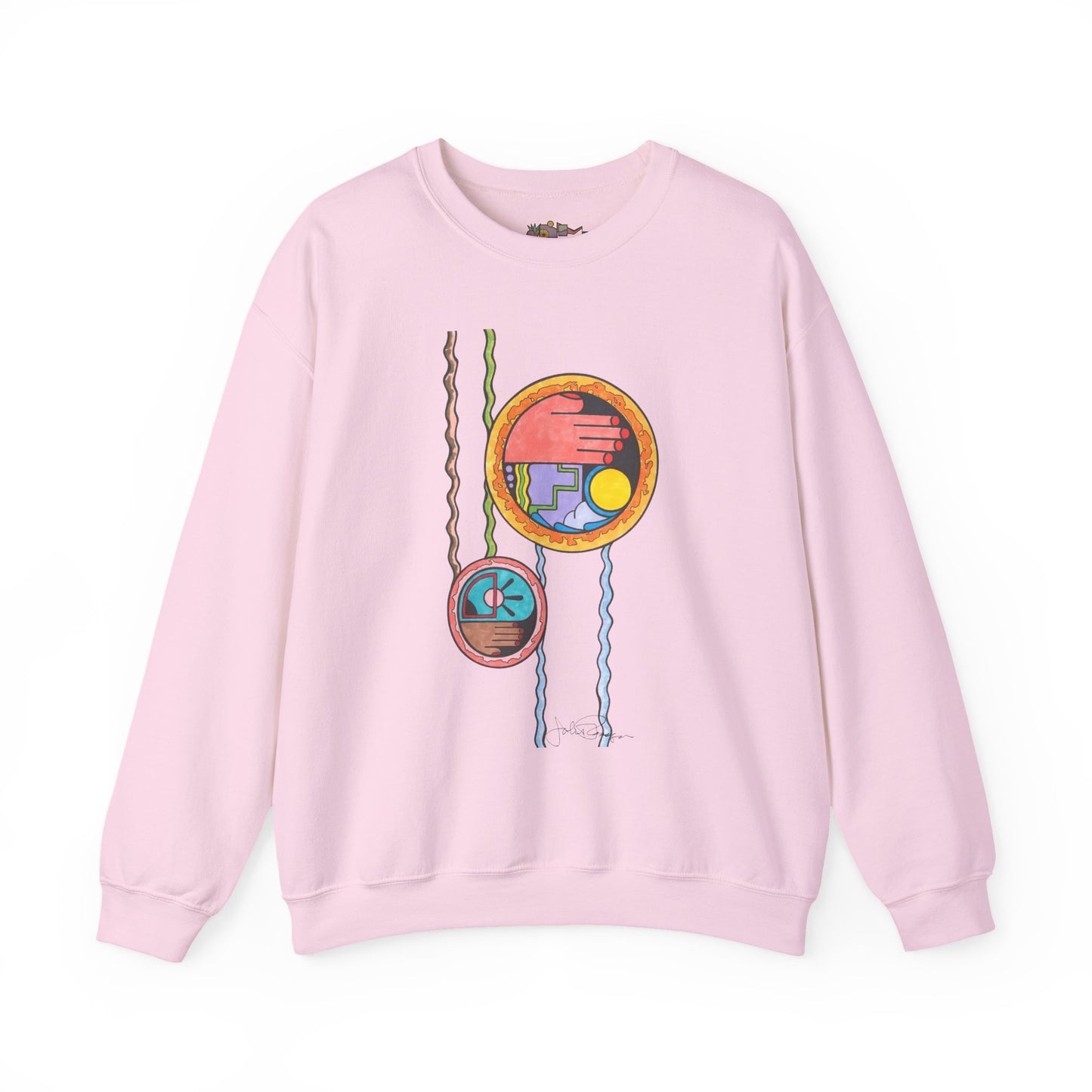 Wave While Passing - Pullover Sweatshirt Premium Wearable Art