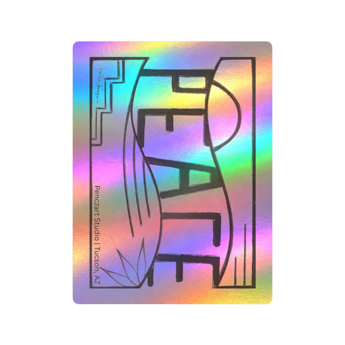 Premium Waterproof Vinyle Sticker | Peace