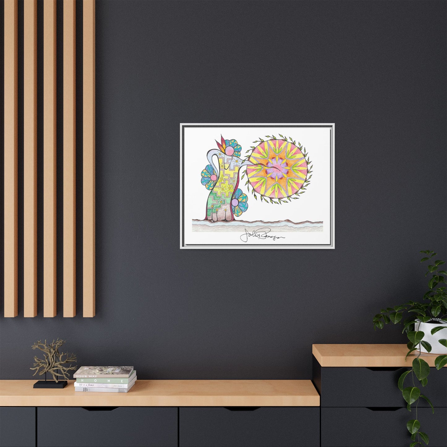 PowWow Drum - Archival Gallery Matte Canvas