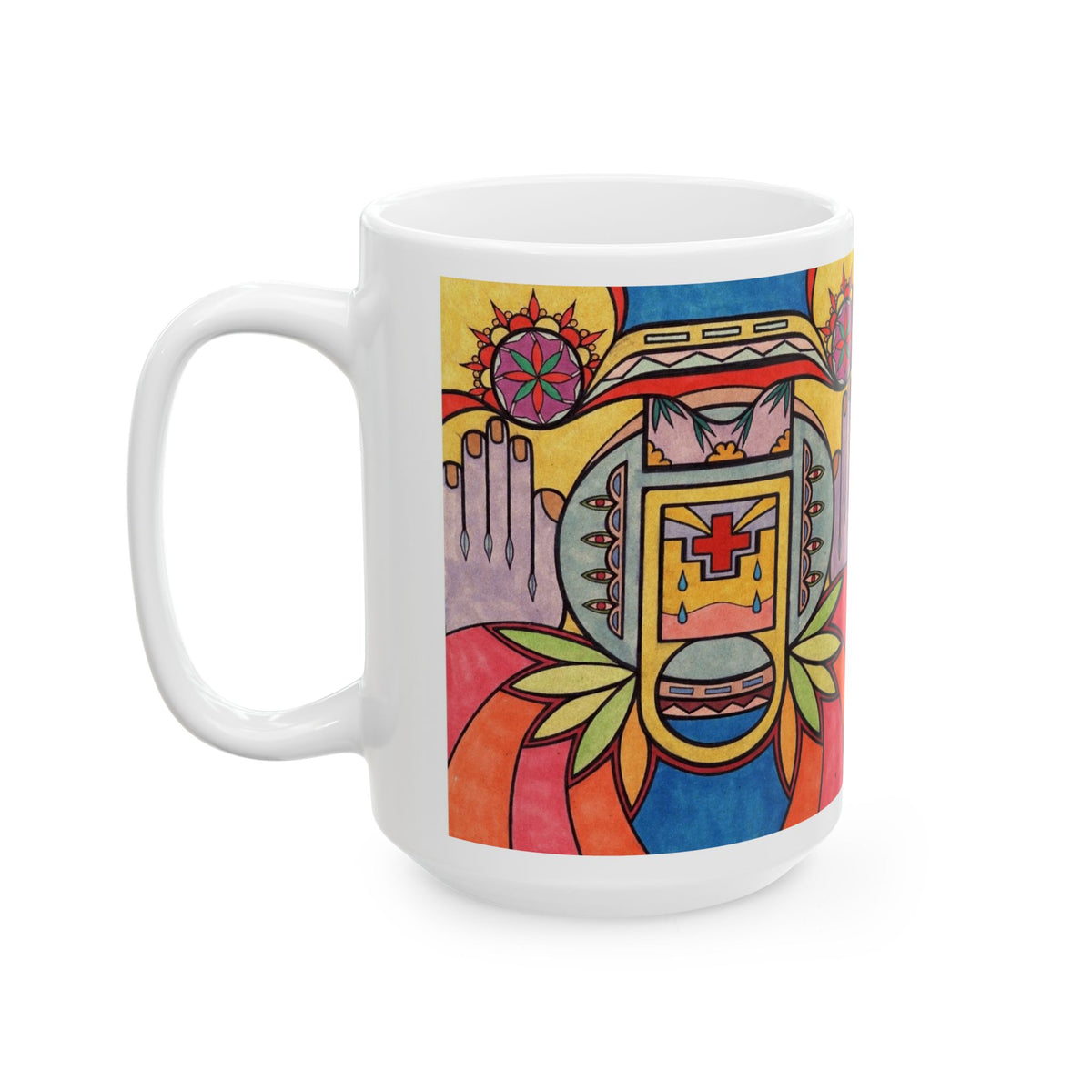 Premium Ceramic Art Mug (11oz & 15oz) | Hands