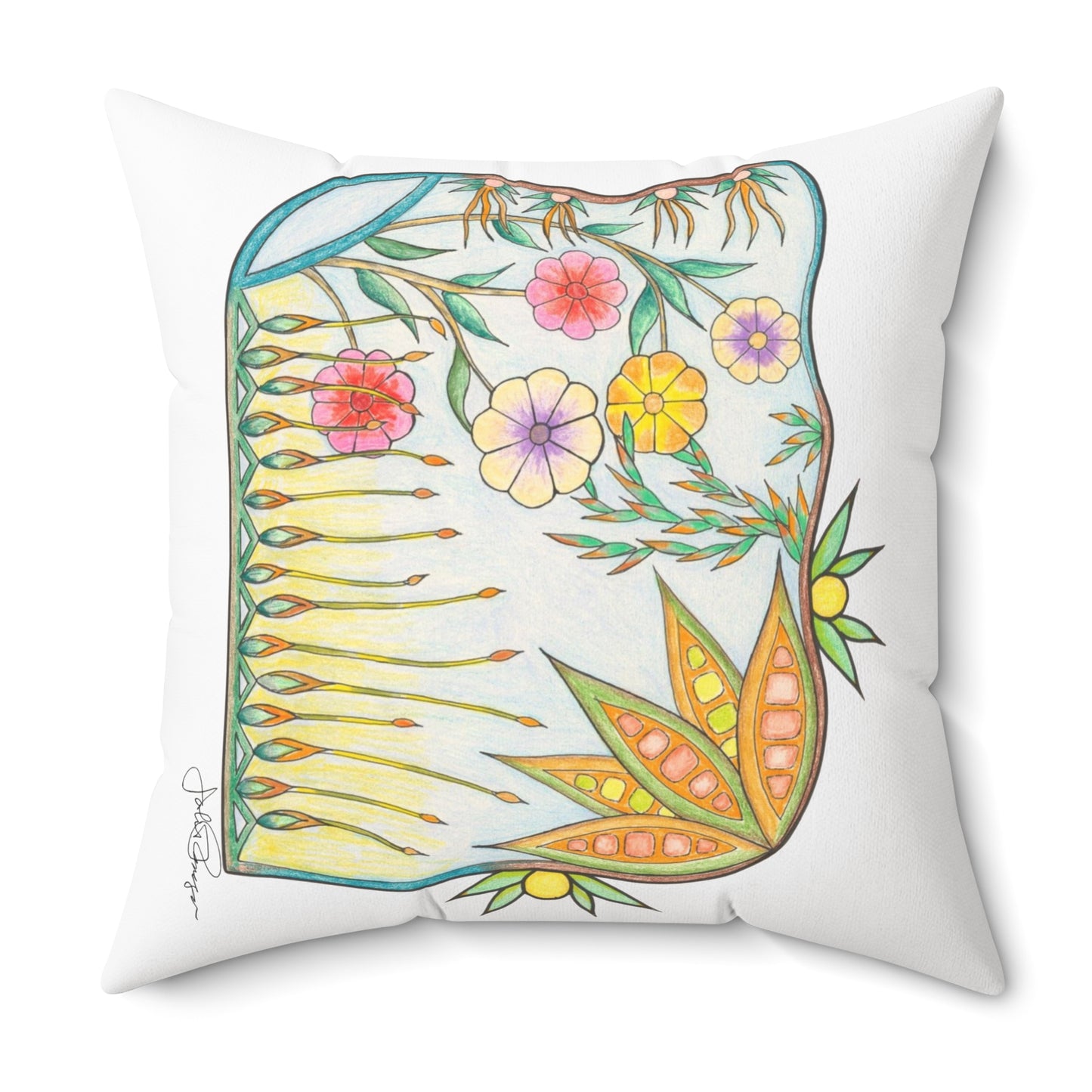 Feel the Breeze- Decorative Art Throw Pillow