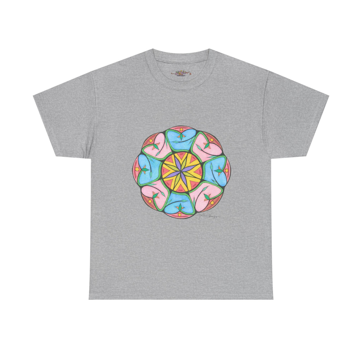 Premium Short Sleeve T-Shirt Wearable Art | Heaven's Gate Mandala