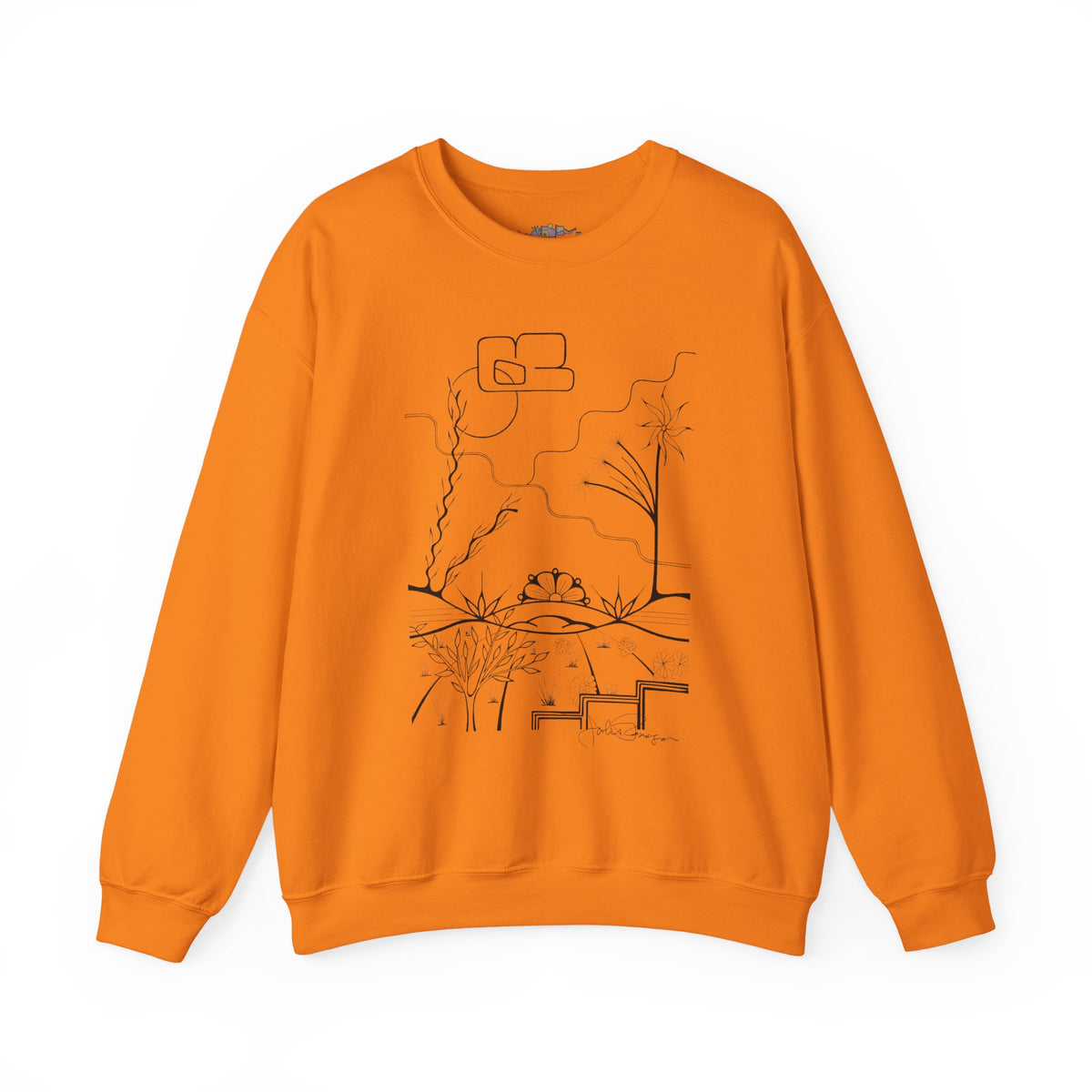 Premium Pullover Sweatshirt Wearable Art | The World is Round