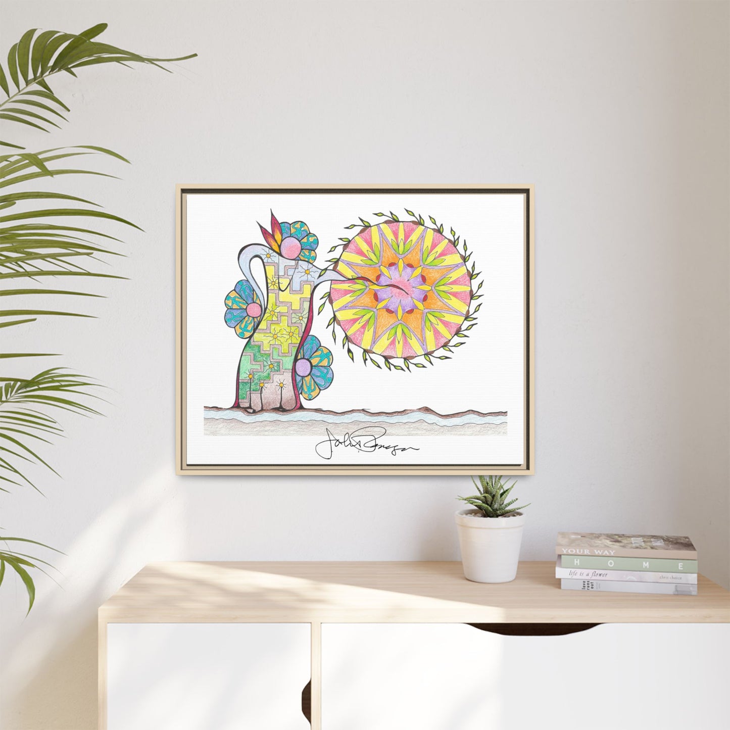 PowWow Drum - Archival Gallery Matte Canvas