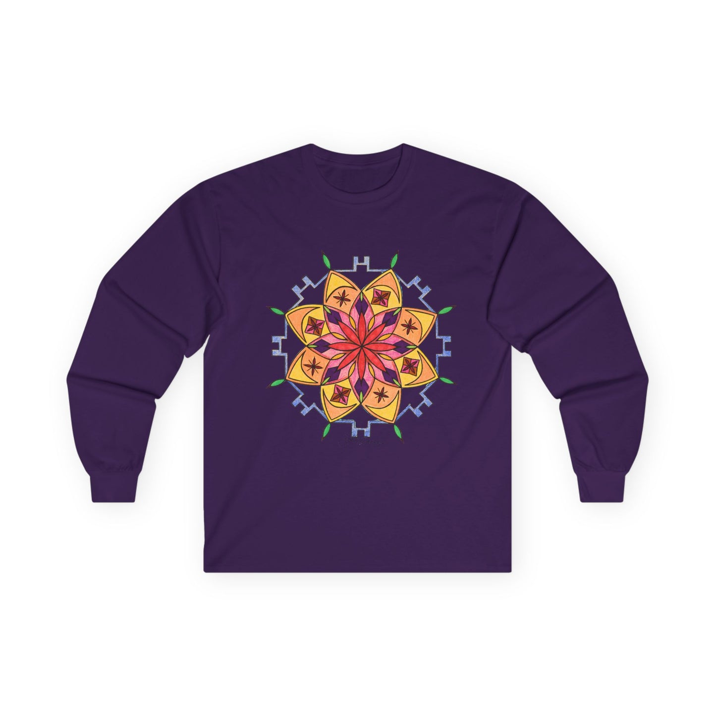 Snow Mandala - Long Sleeve Premium Wearable Art