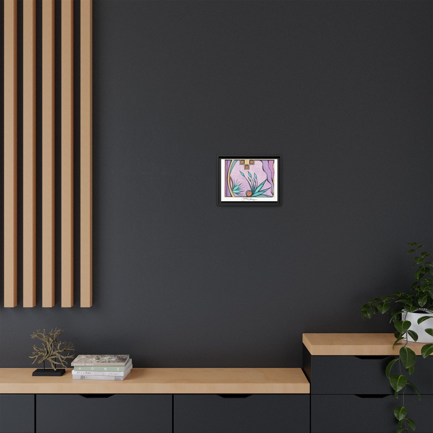 Deep Purple Visions - Archival Gallery Matte Canvas