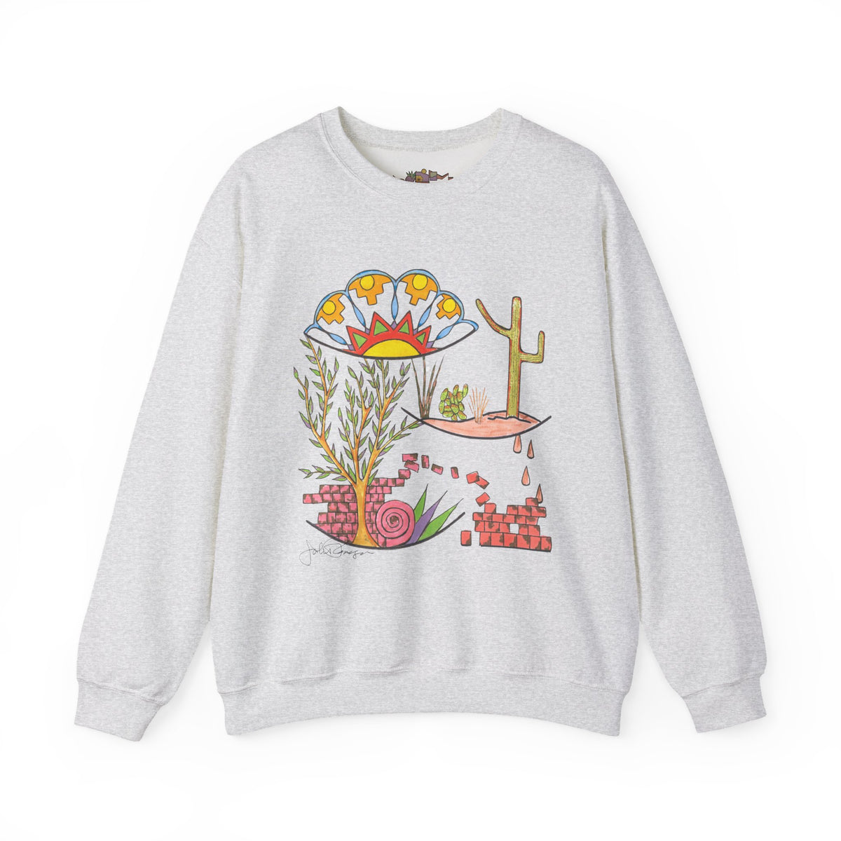 Premium Pullover Sweatshirt Wearable Art | Building Arizona