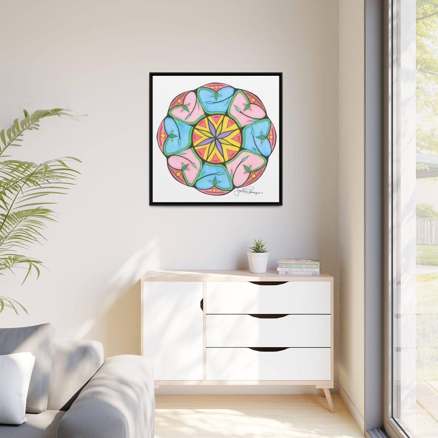 Heaven's Gate Mandala - Archival Gallery Matte Canvas
