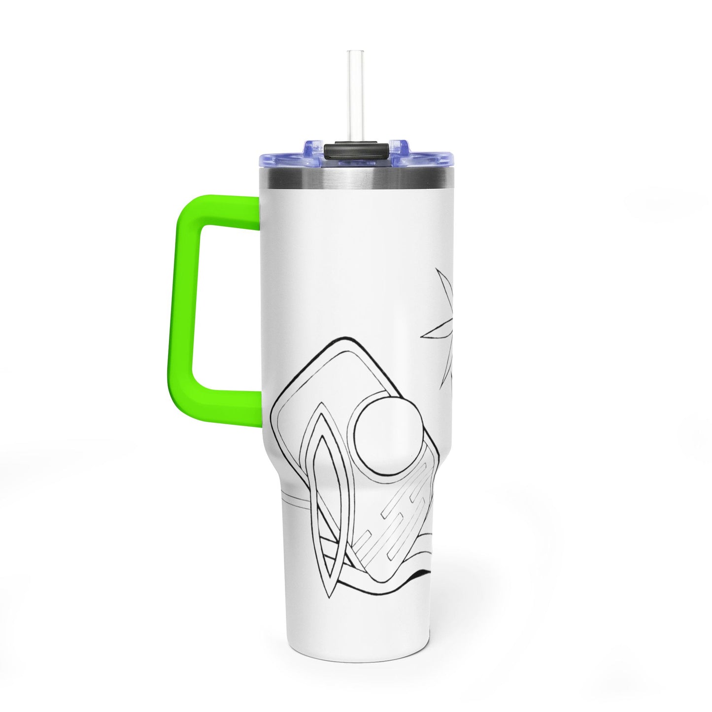 Riding the Turtle - Wrap-Around Art Tumbler (40 oz)