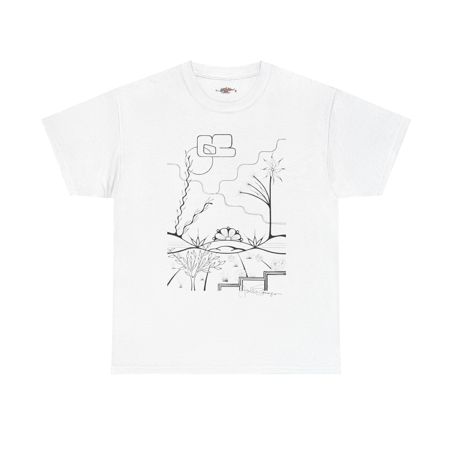 Premium Short Sleeve T-Shirt Wearable Art | The World is Round