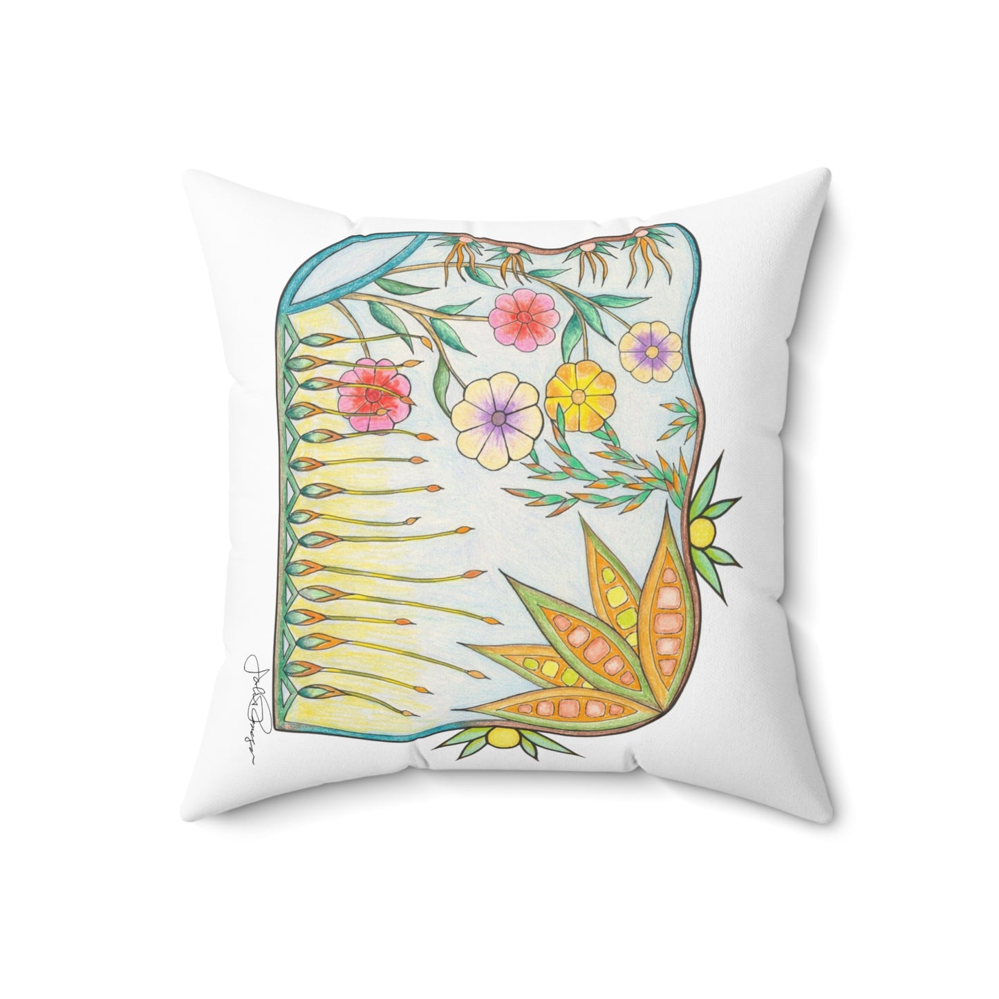 Feel the Breeze- Decorative Art Throw Pillow