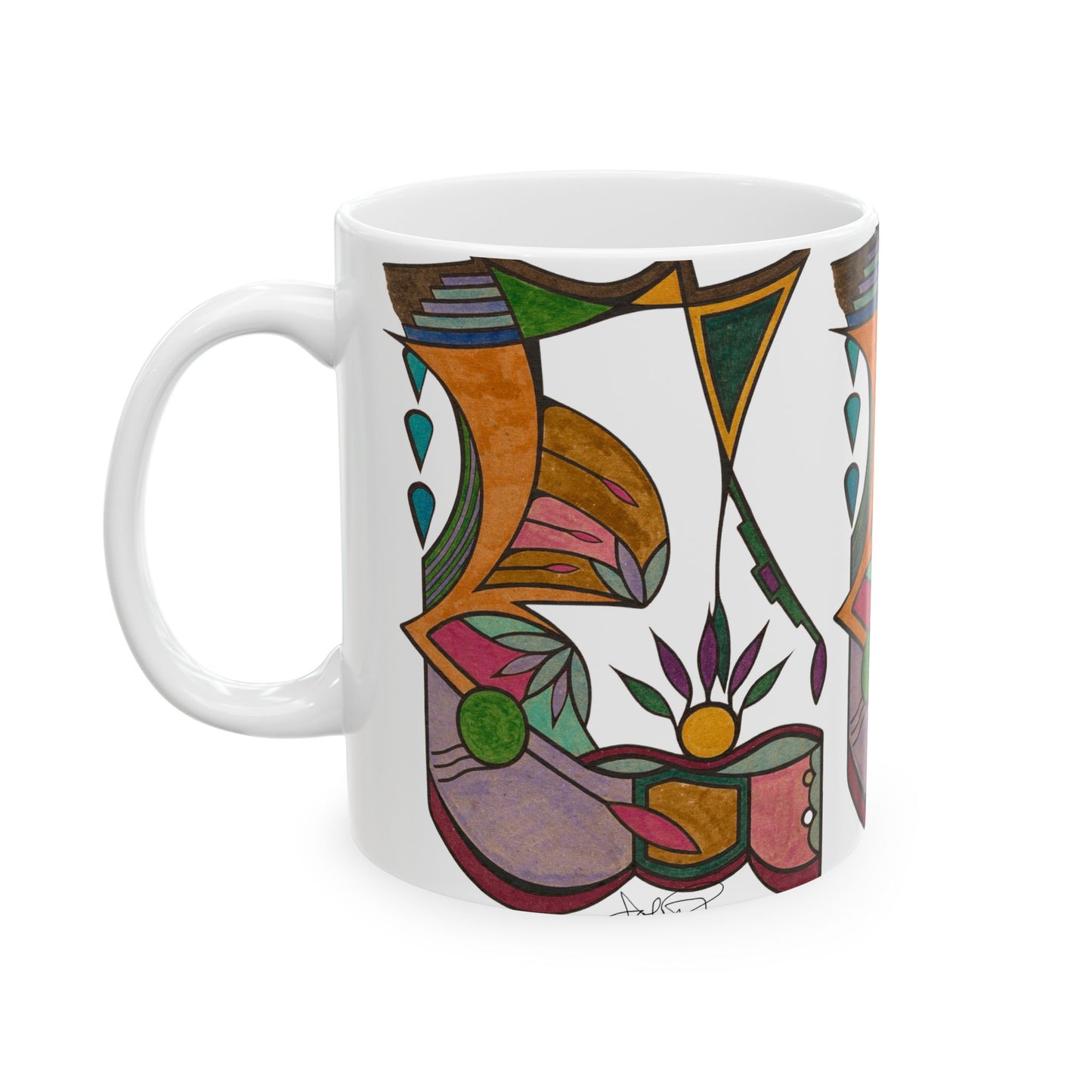 Life Cycle - Wrap-Around Ceramic Art Mug (11oz/15oz)